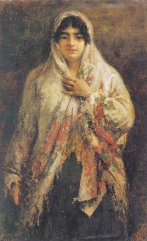 Francesco Paolo Michetti - Donna del sud, Pinacoteca di Bari